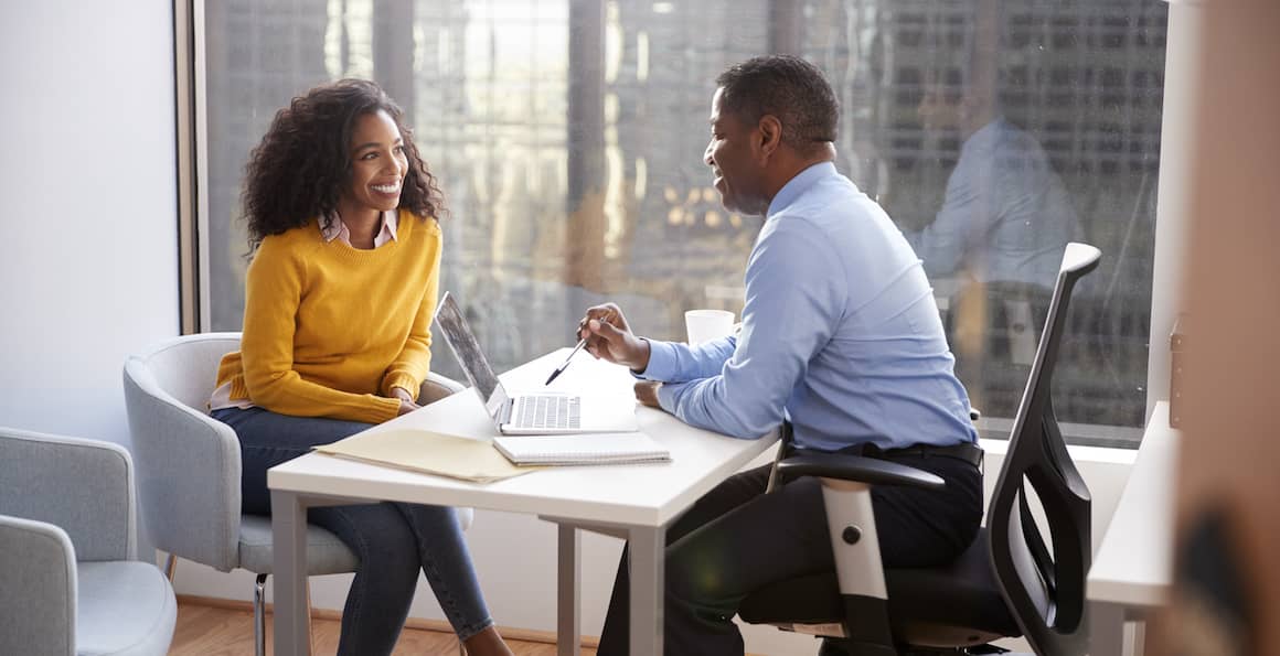 Financial meeting, depicting discussions or planning regarding finances.