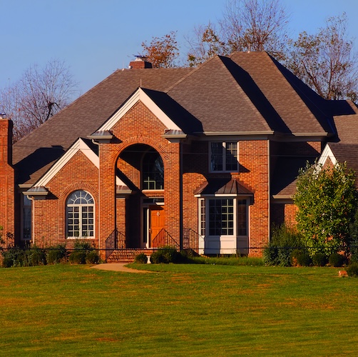 Large brick mansion in Kentucky.