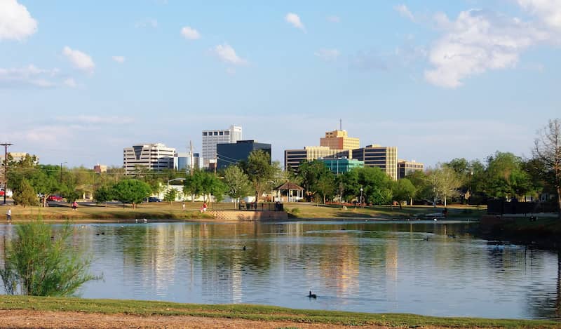 RHB Assets From IGX: Midland, Texas cityscape with a mix of modern and historic buildings