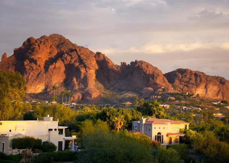 View of mountains in Scottsdale Arizona