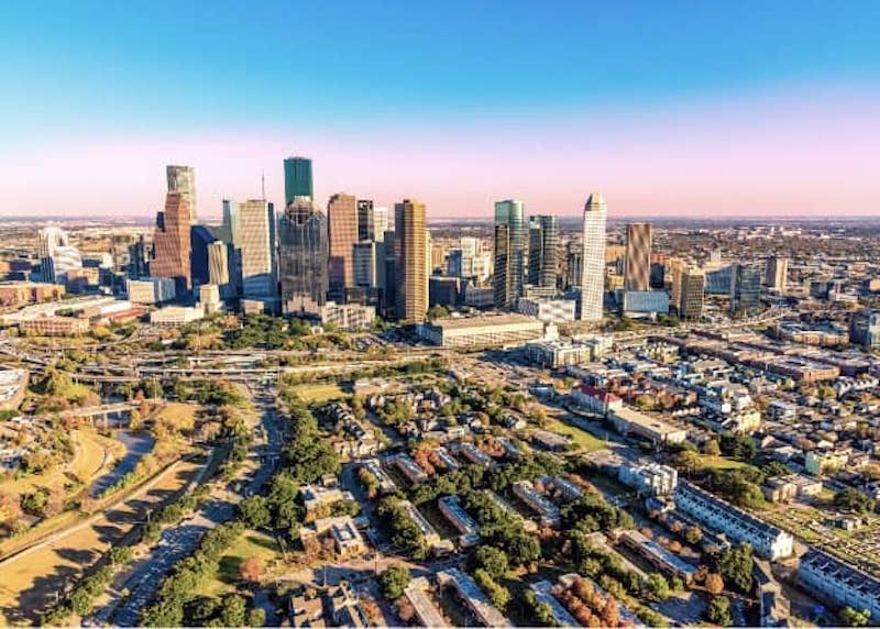 RHB Assets From IGX: Houston Texas city skyline