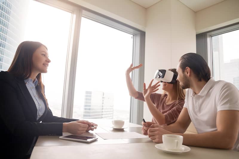 RHB Assets From IGX: Man wearing virtual reality headset