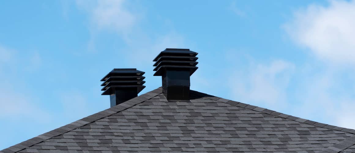 RHB Assets From IGX: Attic ventilation covers on a new roof