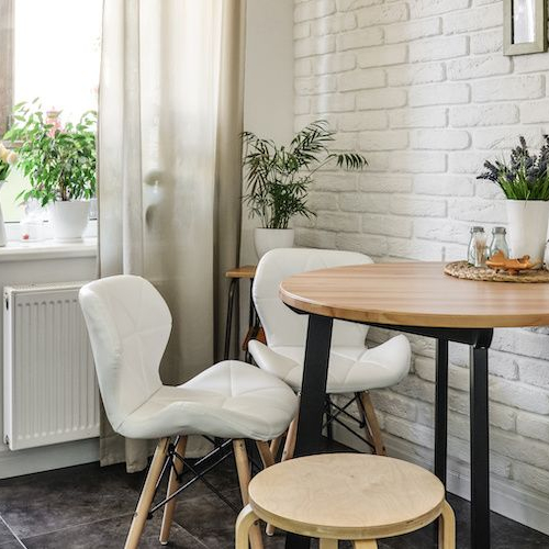 Interior view of a well-designed and modern kitchen space.