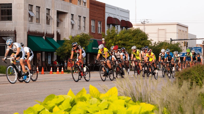 RHB Assets From IGX: Enid, Oklahoma cityscape featuring historic buildings.