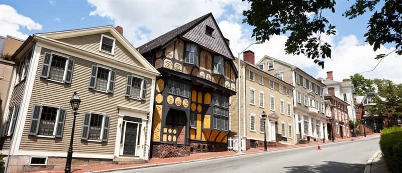 RHB Assets From IGX: A street view of homes in Providence, Rhode Island.