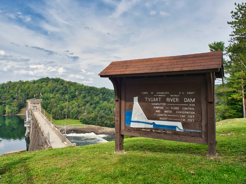 Tygert River Dam in Grafton.