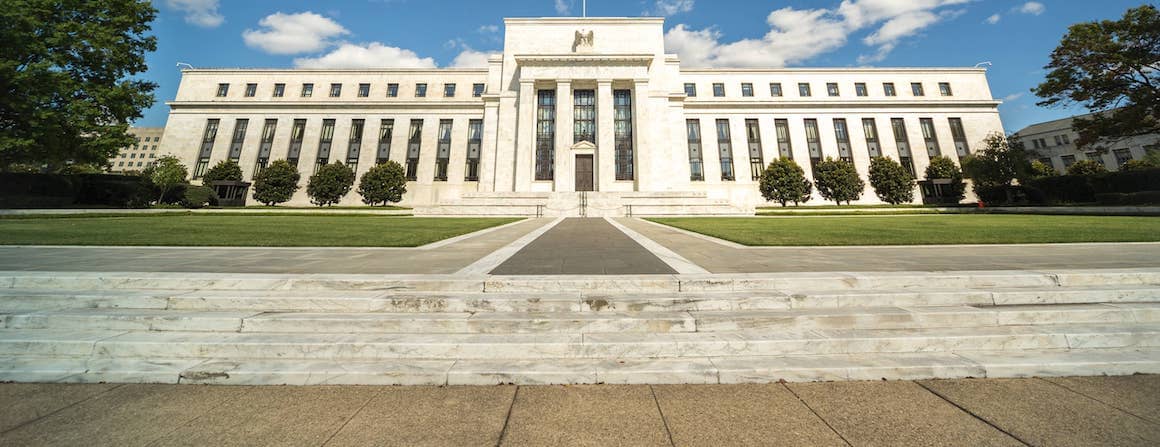 The Federal Reserve building in Washington D.C.