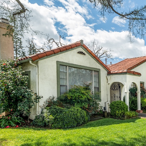Small house in California.