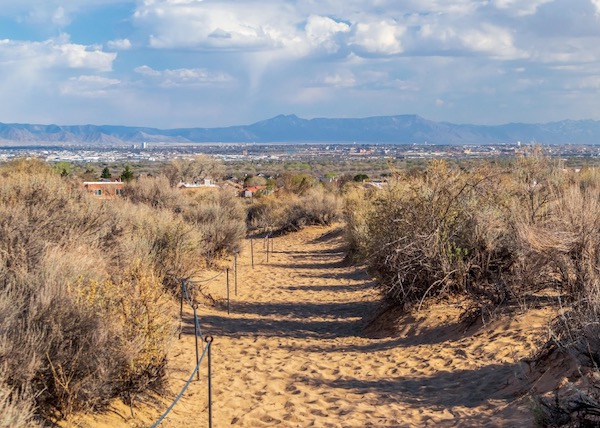 Mirehaven Trailhead in Petroglyph National Monument.