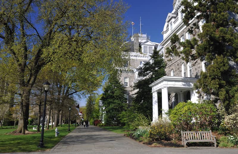 RHB Assets From IGX: Swarthmore, Pennsylvania street with charming brick homes.