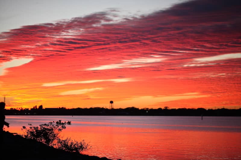 RHB Assets From IGX: Edgewater, Florida sunset over a peaceful river