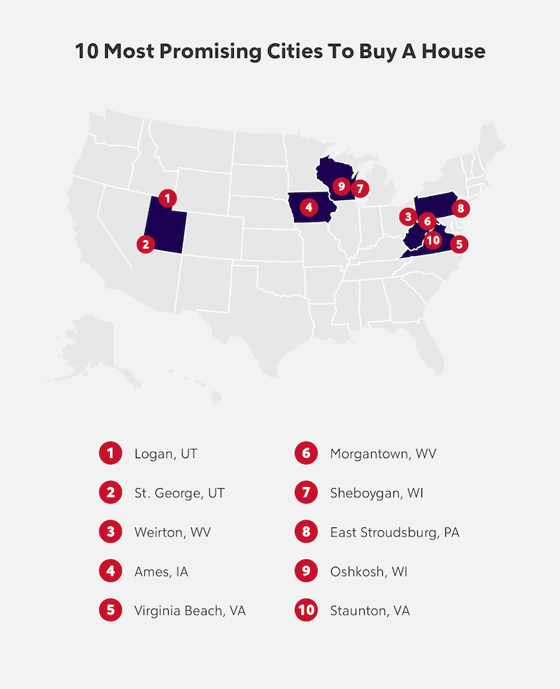 10 Most Promising Cities To Buy A House In 2023 Rocket Homes