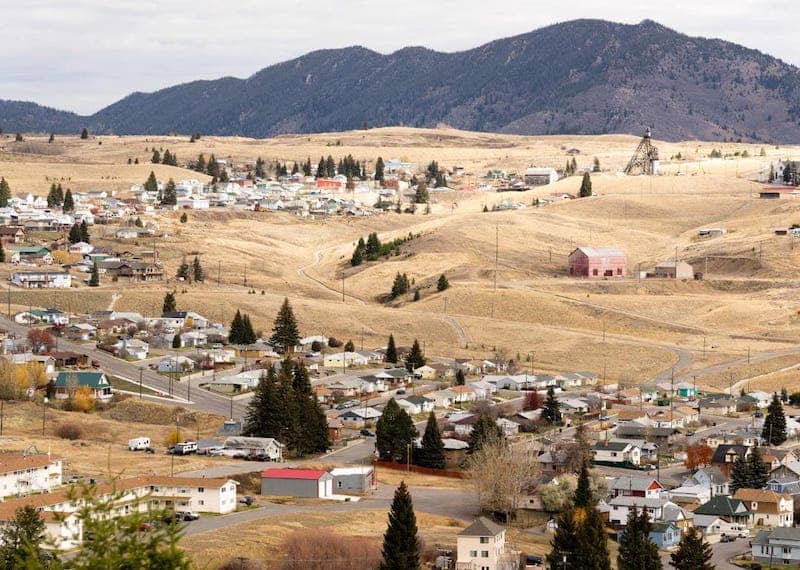 An aerial view of Walkerville.