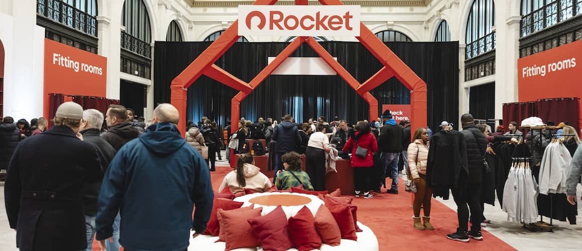 Rocket brand pop-up event.