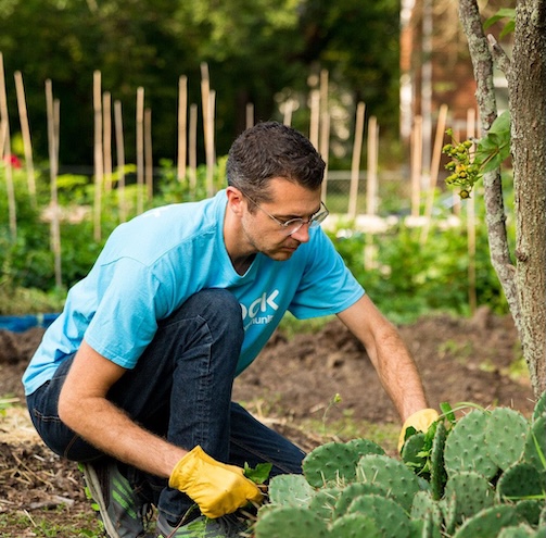 Community involvement through volunteering with Rocket.