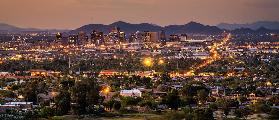 RHB Assets From IGX: Metro Phoenix Area skyline