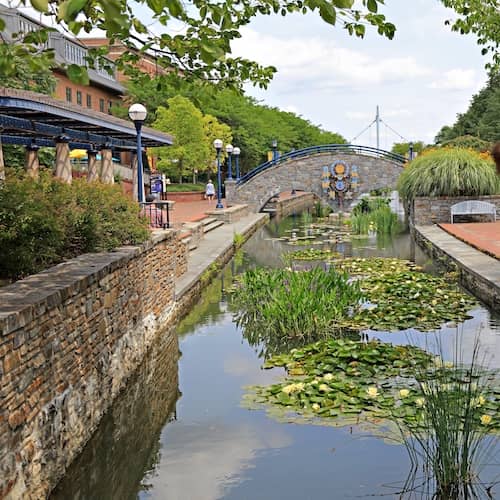 Carroll Canal in Frederick, Maryland.