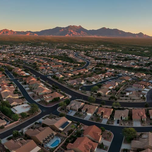 RHB Assets From IGX: Suburban neighborhood in Sahuarita Arizona