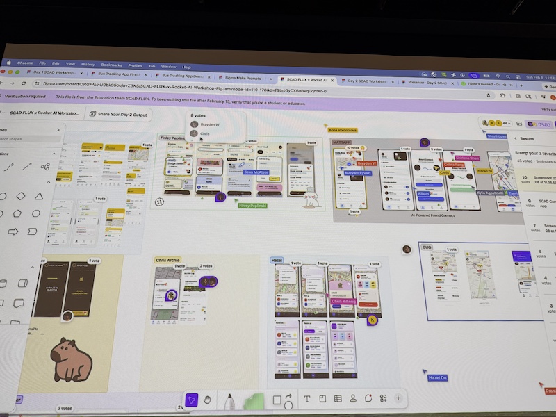 Figma Screen Projects.