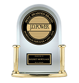 The glass, black and gold J.D. Power award is given to products or services ranked highest in J.D. Power Consumer Studies.