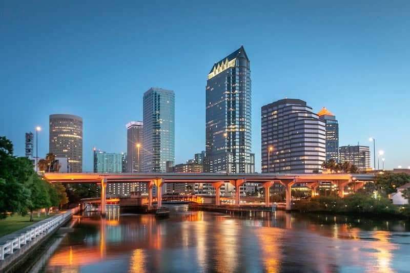 Tampa Florida skyline