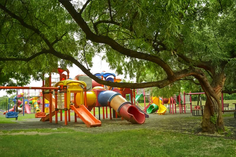 RHB Assets From IGX: Children's playground in a park setting