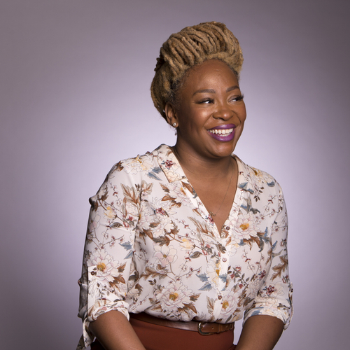 Professional headshot of KimArie Yowell