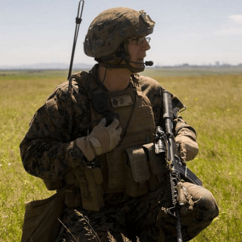 Retired Marine Rick Brandana.
