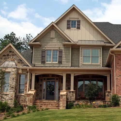 An image of a beautiful luxury home, showcasing upscale residential architecture and real estate.
