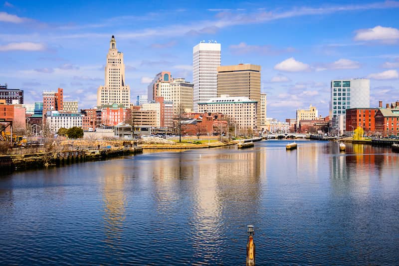 RHB Assets From IGX: A serene river skyline in Providence, Rhode Island.